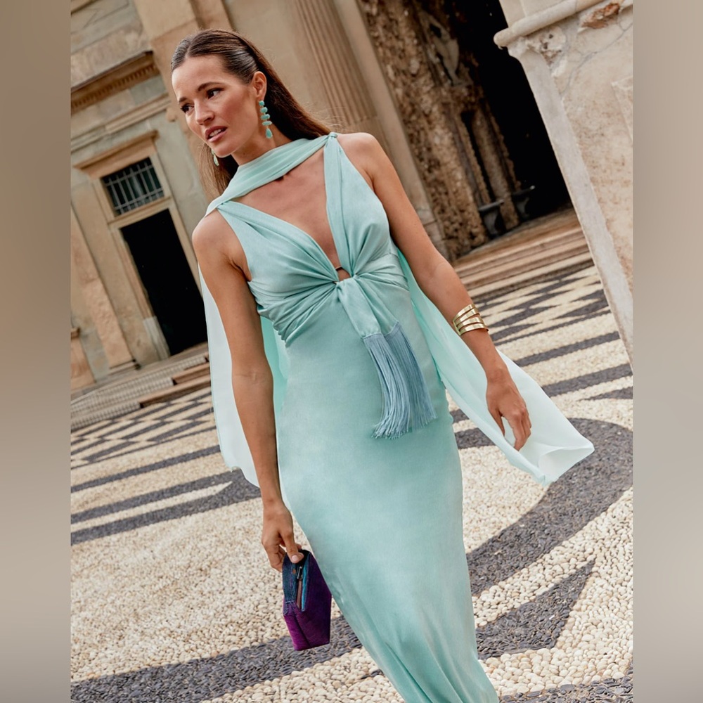 Lady Pipa Cornelia Aquamarine Dress
